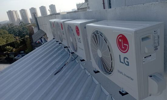 Instalação de ar-condicionado